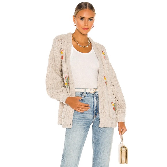 FOR LOVE & LEMONS Amaryllis Button Down Cardigan - Picture 7 of 7